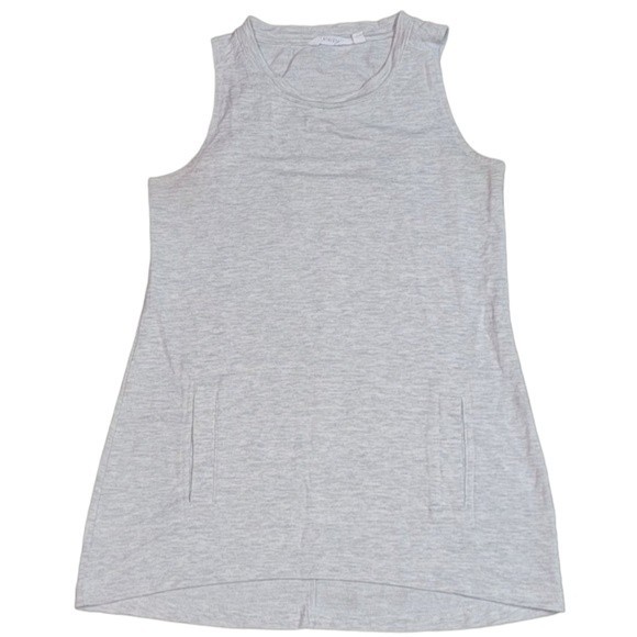 Athleta Tops - Athleta Women's Heather Gray Cutaway Sweatshirt Style Tunic Shirt Size Small